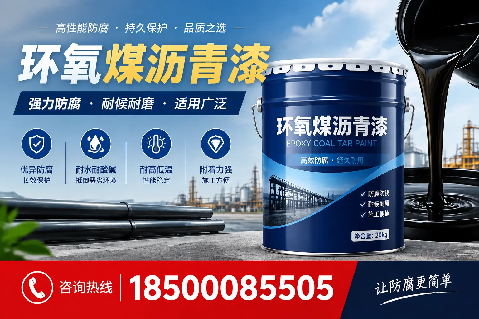 环氧煤沥青漆在不同气候条件下的表现分析,洛阳适用性